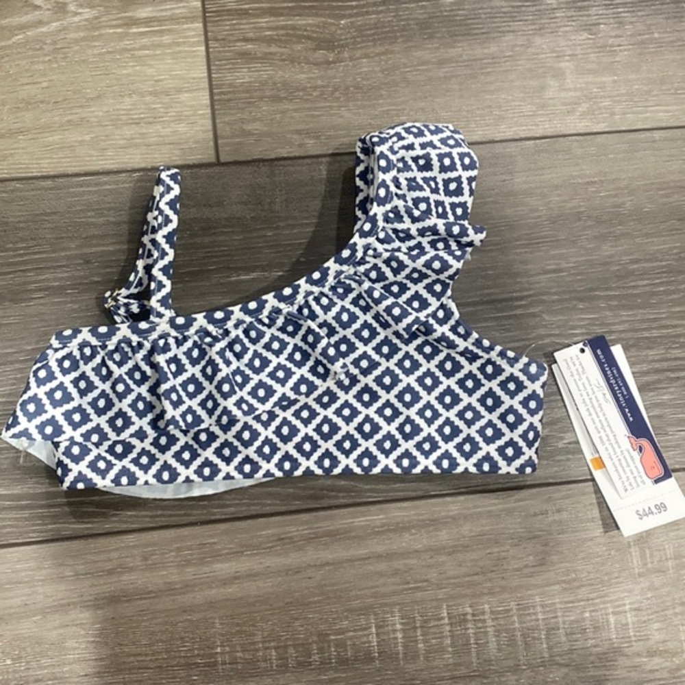 NWT! Vineyard Vines Watercolor Geo Bikini Top‎